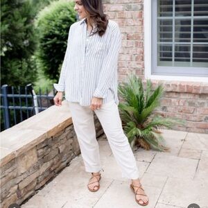 Madewell Linen Tapered Pants